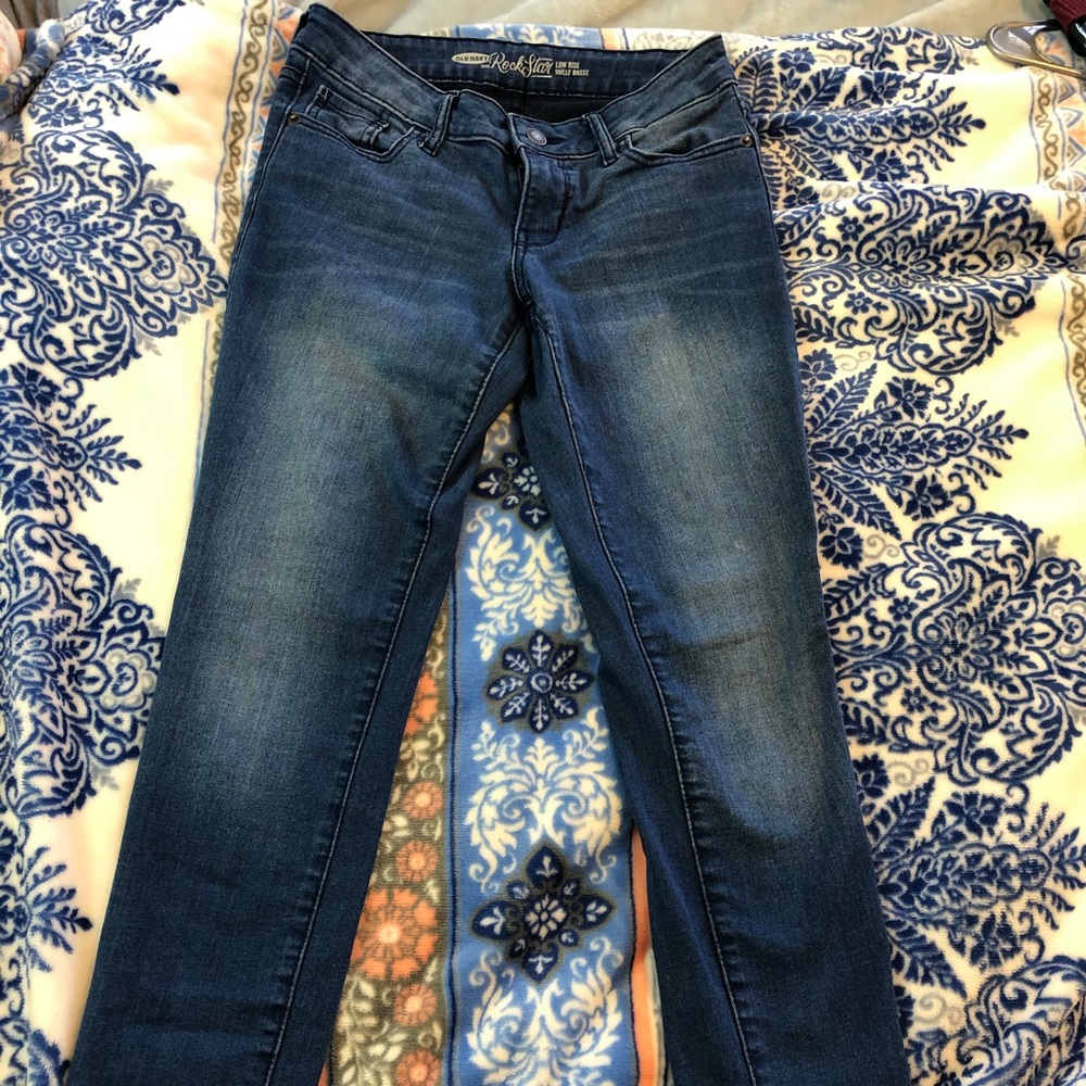 Full Length Old Navy Blue Skinny Jeans